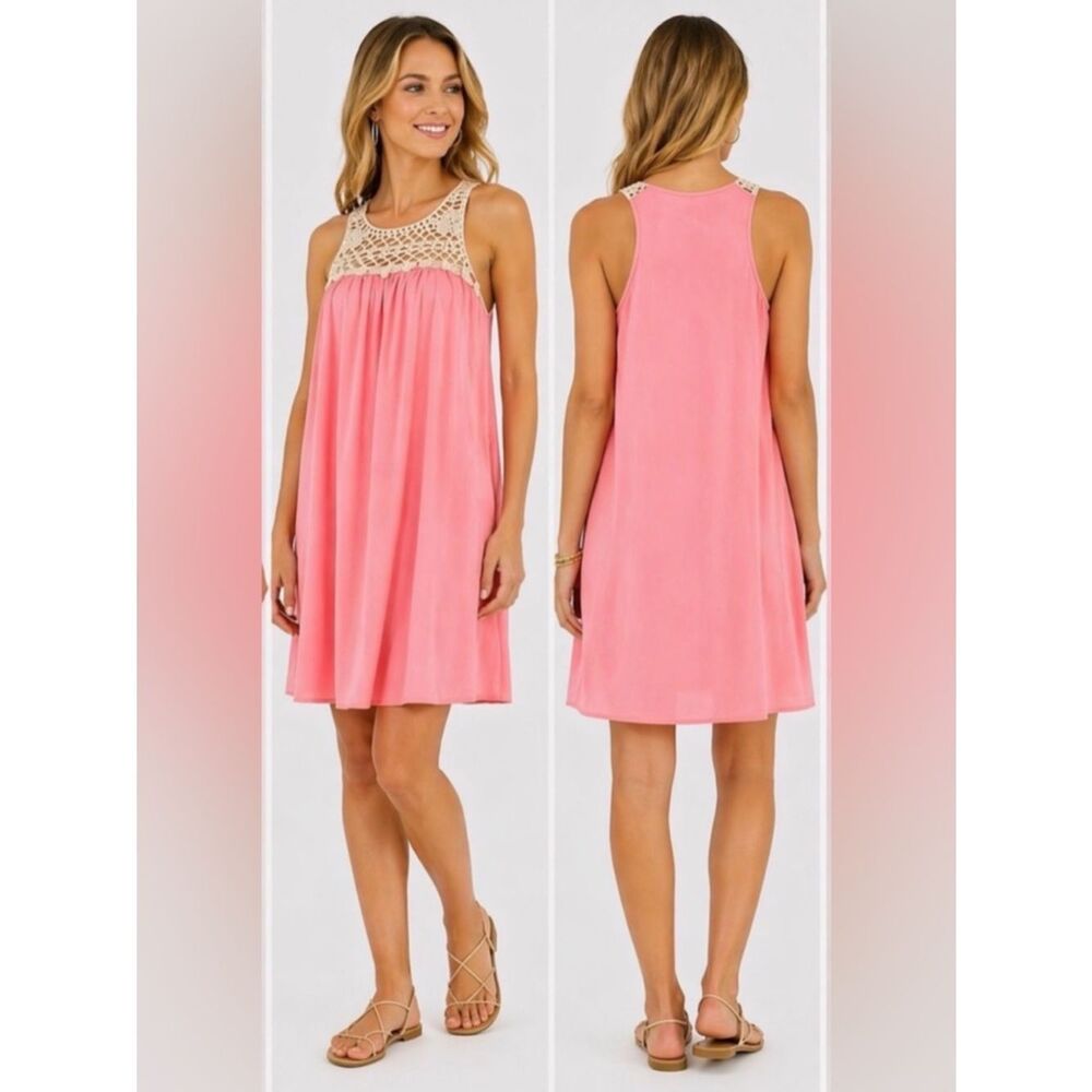 Lilly Pulitzer Rachelle Mini Swing Dress Pink Sun Ray